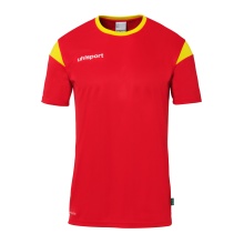 uhlsport Sport T-shirt Squad 27 (100% Polyester) red/yellow Men's