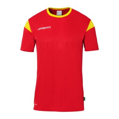 uhlsport Sport T-shirt Squad 27 (100% Polyester) red/yellow Men's