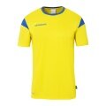 uhlsport Sport T-shirt Squad 27 (100% Polyester) yellow/azure blue Men