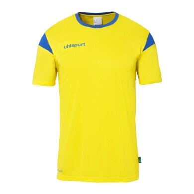 uhlsport Sport T-shirt Squad 27 (100% Polyester) yellow/azure blue children