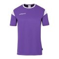 uhlsport Sport T-shirt Squad 27 (100% Polyester) purple/white children