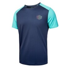 umbro Training T-shirt Pro Training Poly Tee navy blue/aqua Men