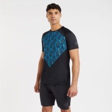 umbro Sport T-shirt Pro Training Graphic Jersey (100% Polyester) black/blue Men