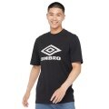 Umbro Casual T-shirt Diamond Logo Tee (Cotton) Black Men