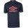 Umbro Casual T-shirt Diamond Logo Tee (Cotton) Indigo Blue/Red Men