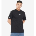 Umbro Leisure T-shirt Diamond Taped Crew Tee (100% Cotton) Black Men