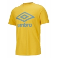 umbro Tshirt Big Logo yellow/blue Men