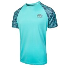 umbro Training T-shirt Pro Training PTF Graphic aqua blue/navy Men