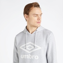 umbro Leisure Hoodie Big Logo (Cotton) grey/white Men