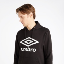 umbro Leisure Hoodie Big Logo (Cotton) black/white Men