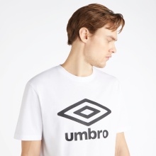 umbro Leisure T-shirt Big Logo (Cotton) white/black Men