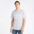 umbro Leisure T-shirt Big Logo (Cotton) grey/white Men