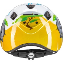 uvex Children's Bike Helmet Kid 2 (1 to 3 years) - Safari/Desert+Lion+Elephant white/yellow