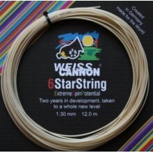 WeissCannon Tennis String 6 StarString (Control+Touch) natural 12m Set