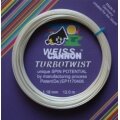 WeissCannon Tennis String Turbo Twist (Spin+Touch) white 12m Set