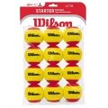 Wilson Methodology Balls Stage 3 Starter Easy Ball Red yellow/red 12-pack Bag