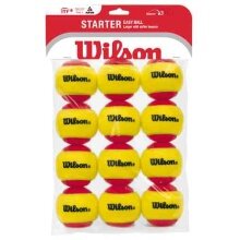 Wilson Methodology Balls Stage 3 Starter Easy Ball Red yellow/red 12-pack Bag