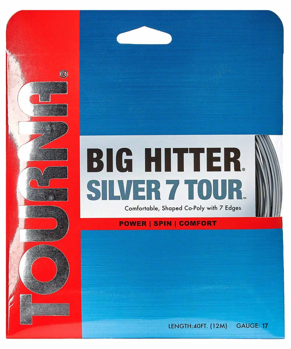 Stringing with Tennis String Tourna Big Hitter Silver 7 Tour